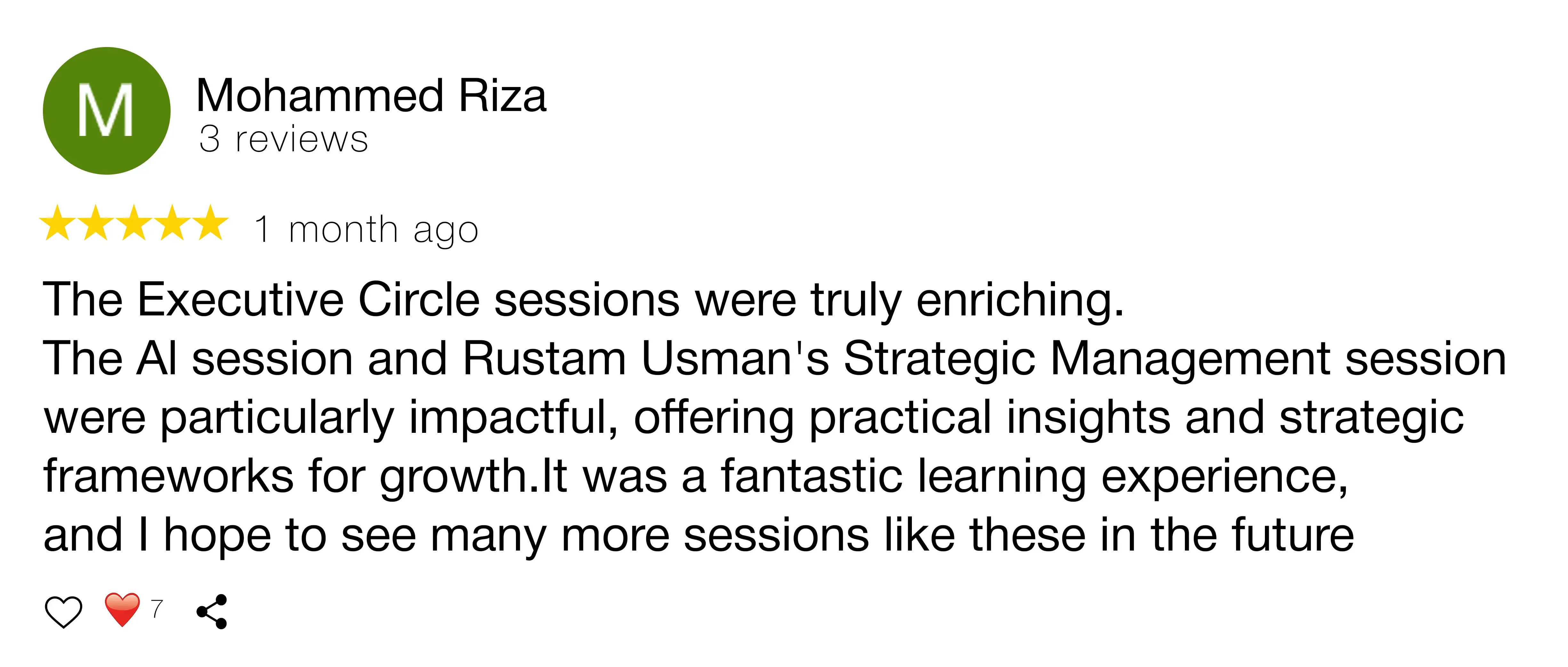 Riza review
